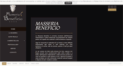 Desktop Screenshot of masseriabeneficio.com